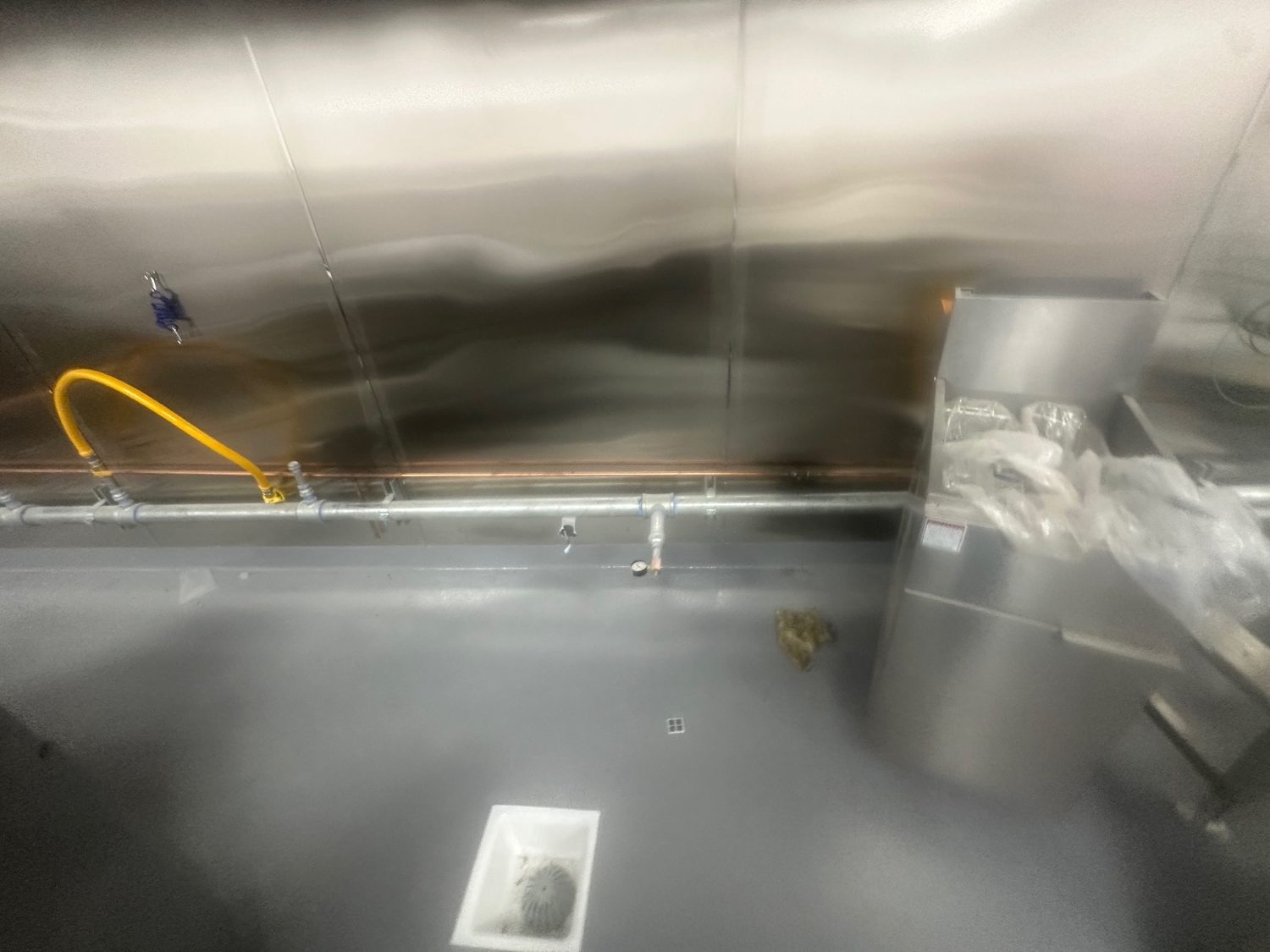 Commercial gas line installation