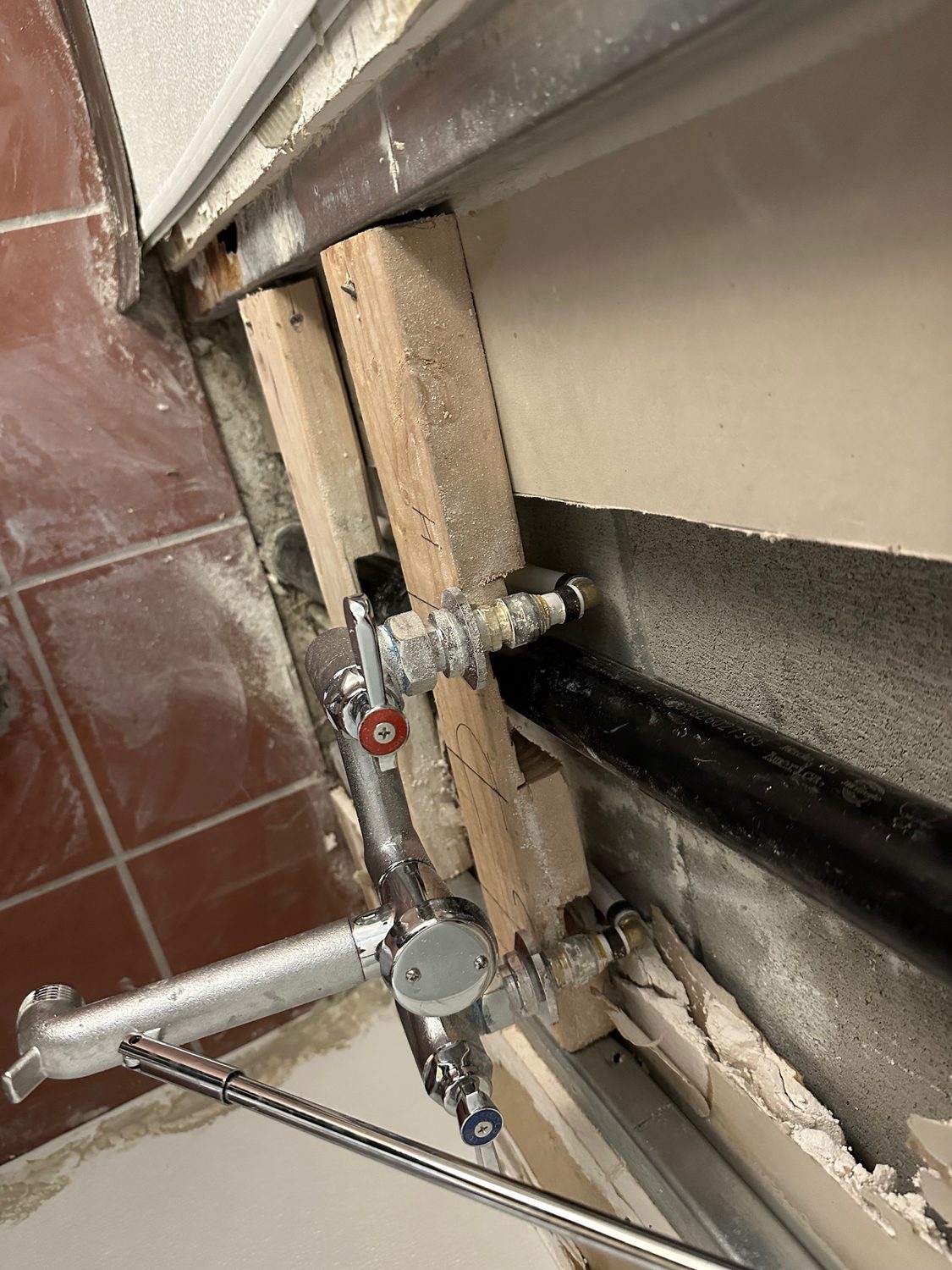 Mop Sink Replace New Union - Bay Wide Plumbing